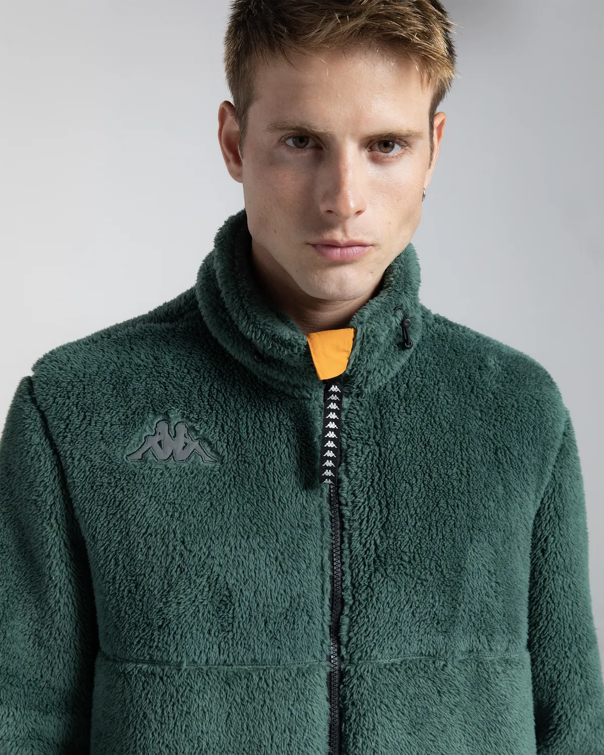 Woolly Erkek Yeşil Regular Sherpa Mont | KAPPA® Türkiye