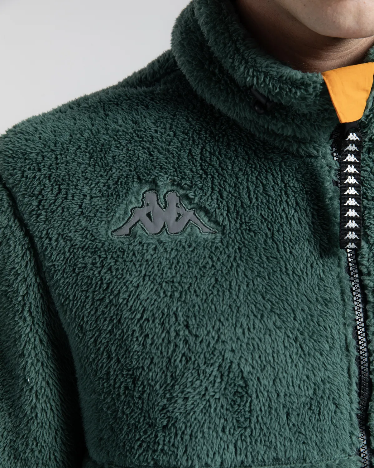 Woolly Erkek Yeşil Regular Sherpa Mont | KAPPA® Türkiye