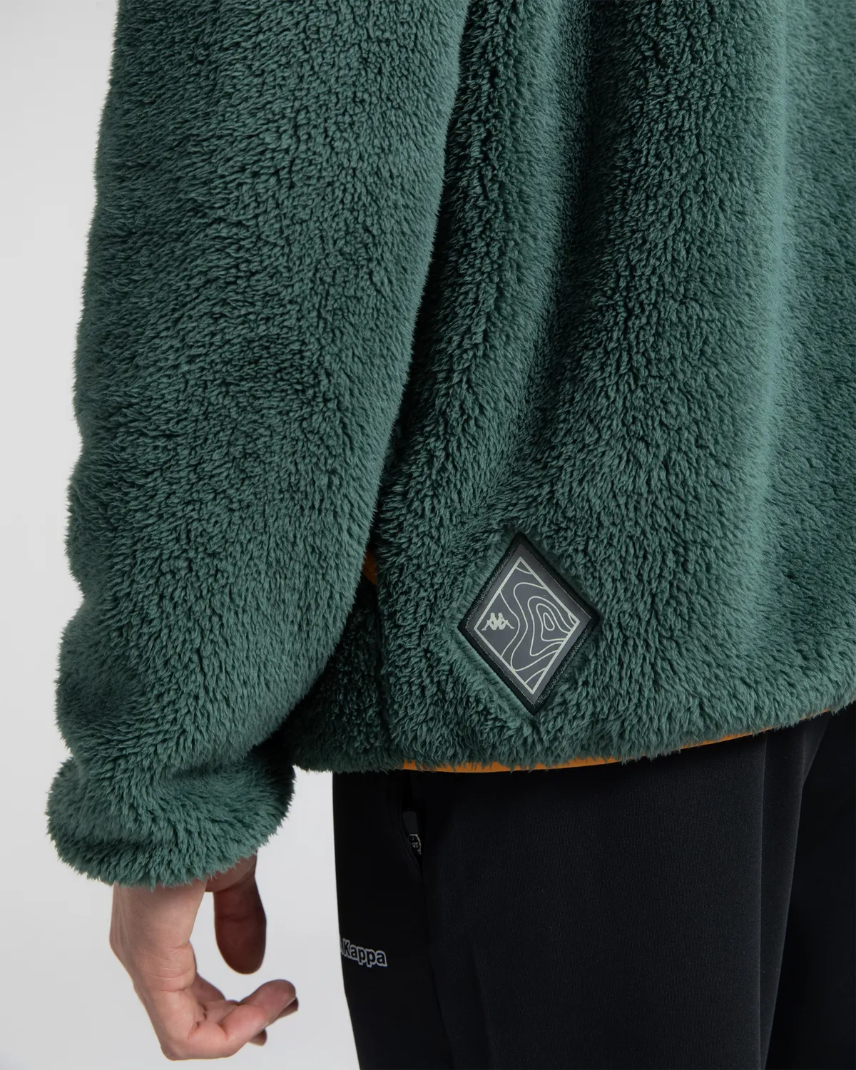 Yeşil Woolly Erkek Yeşil Regular Sherpa Mont