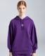 Authentic Mira Kadın Mor Oversize Fit Hoodie