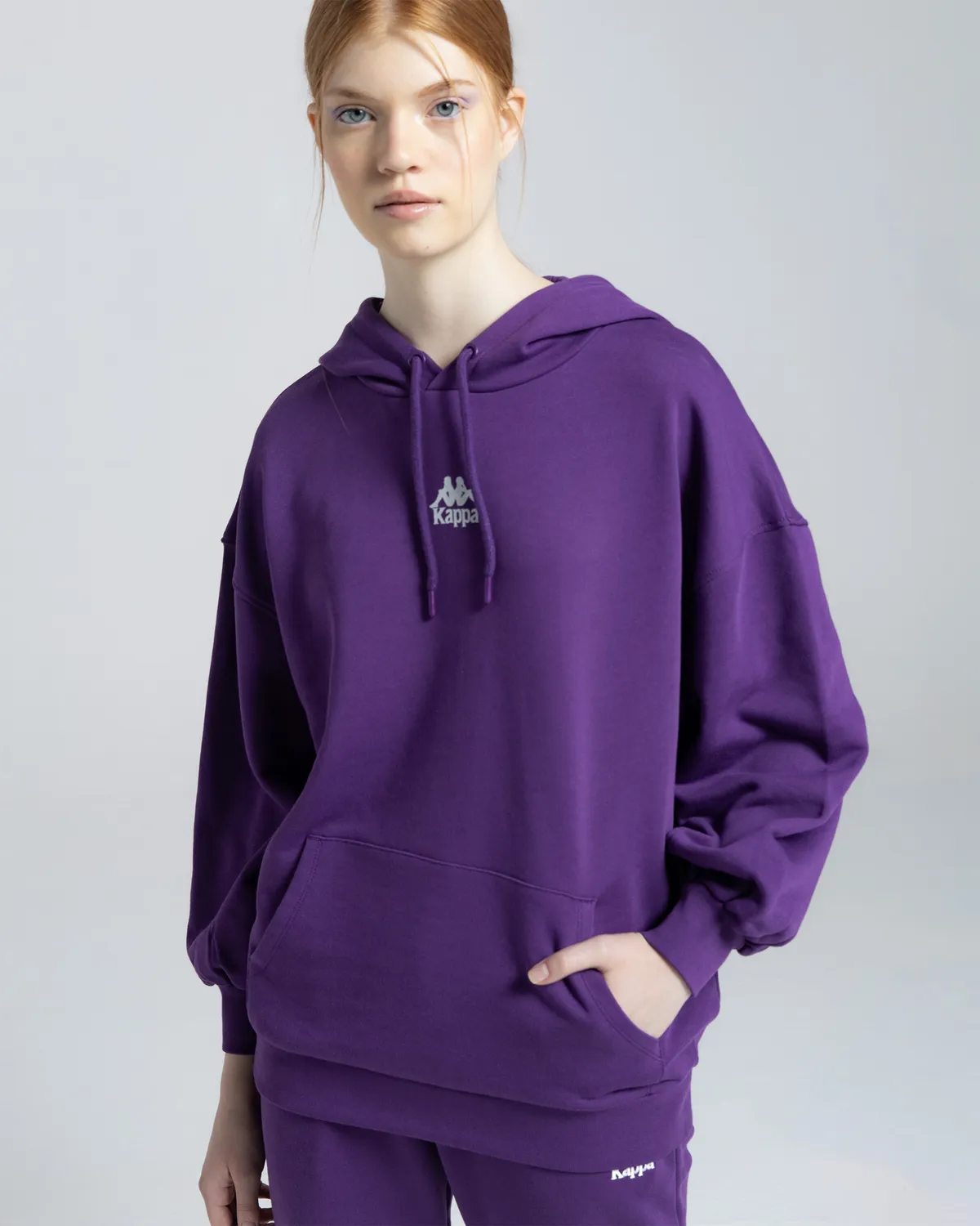 Mor Authentic Mira Kadın Mor Oversize Hoodie