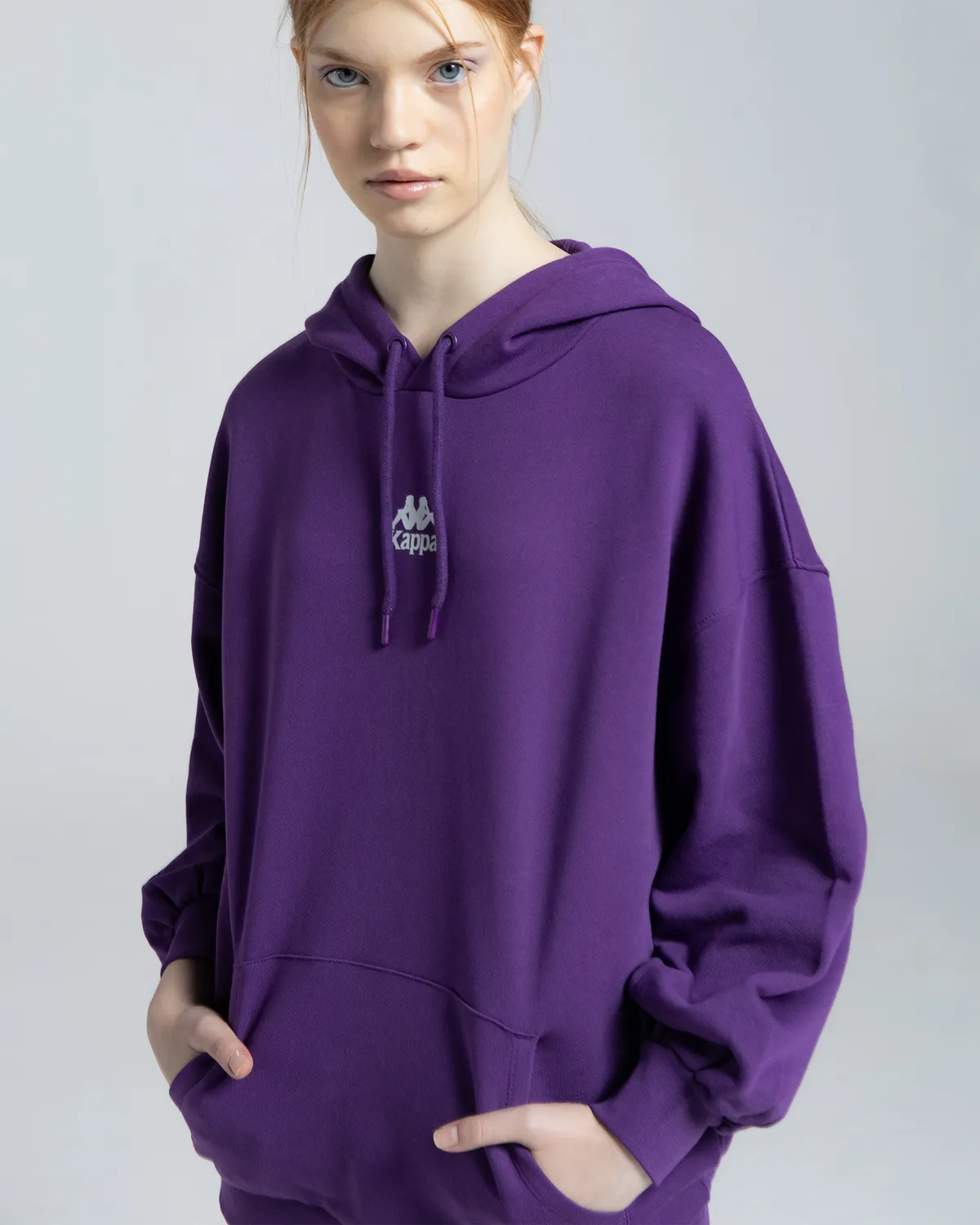 Mor Authentic Mira Kadın Mor Oversize Hoodie