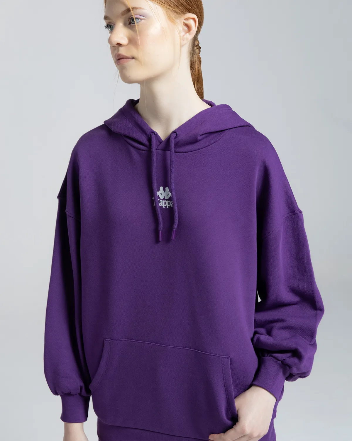 Mor Authentic Mira Kadın Mor Oversize Hoodie