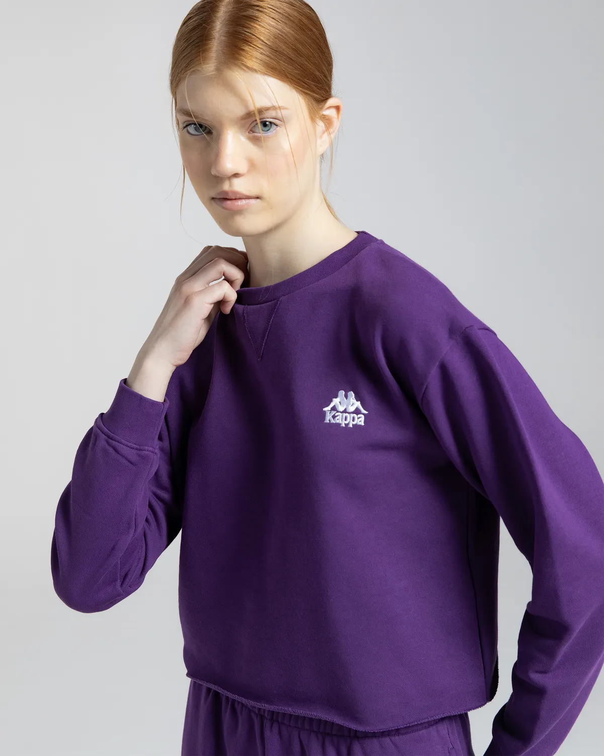 Mor Authentic Eoke Kadın Mor Regular Fit Sweatshirt