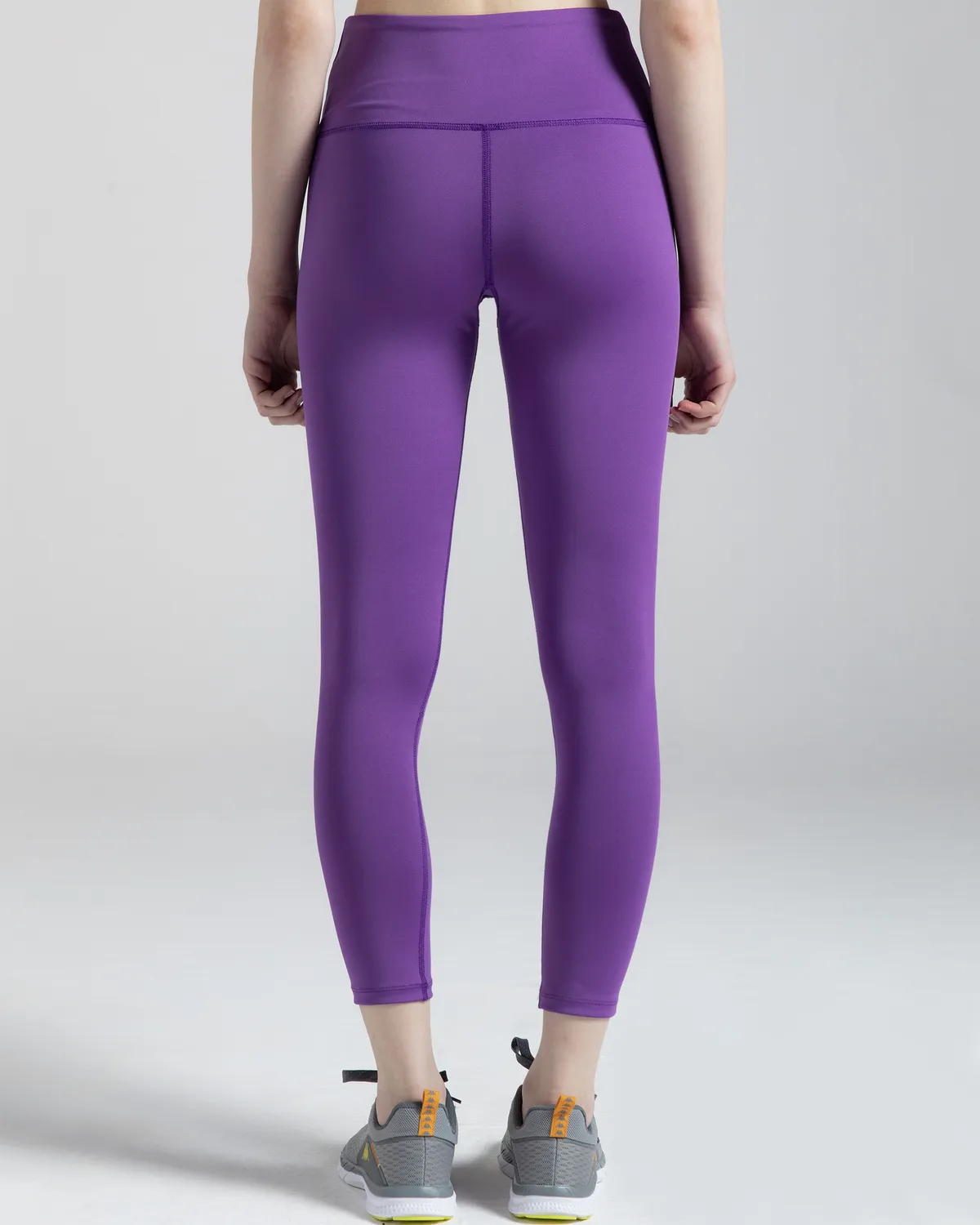 Mor Logo Niki Kadın Mor Skin Fit Tayt