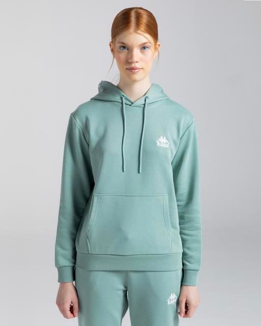 Yeşil Authentic Rua Kadın Yeşil Regular Fit Hoodie - KAPPA® Türkiye