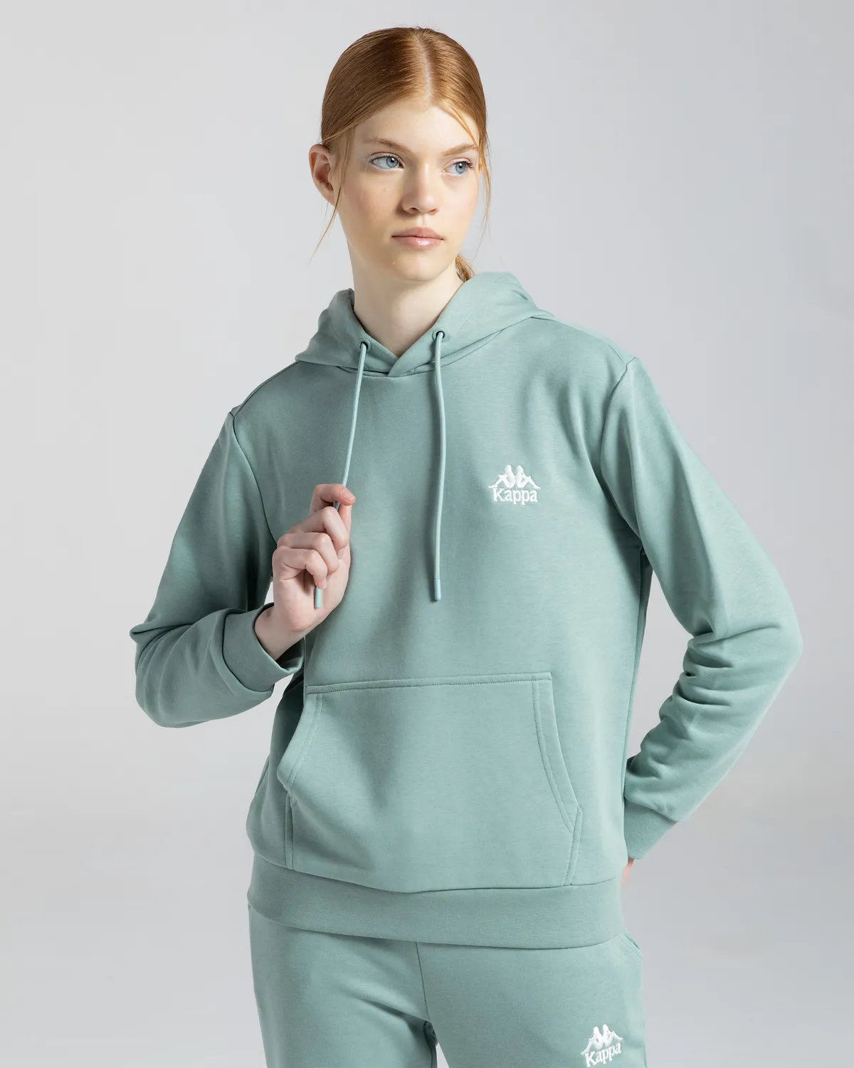 Yeşil Authentic Rua Kadın Yeşil Regular Fit Hoodie