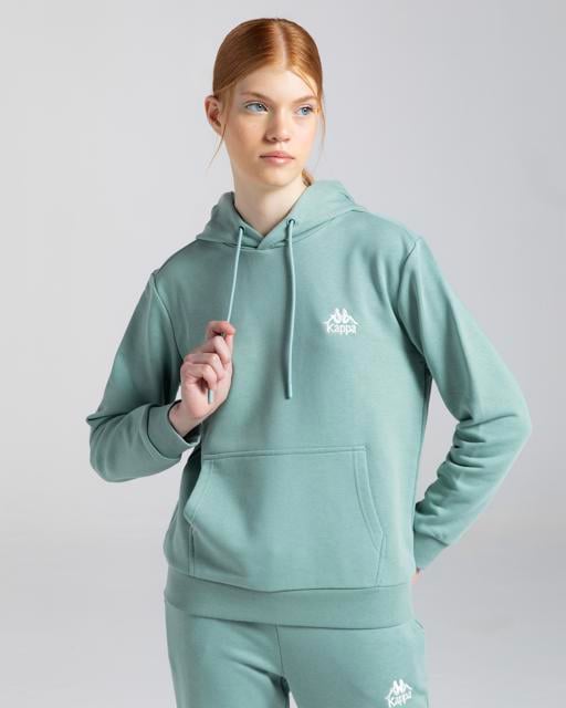 Yeşil Authentic Rua Kadın Yeşil Regular Fit Hoodie - KAPPA® Türkiye