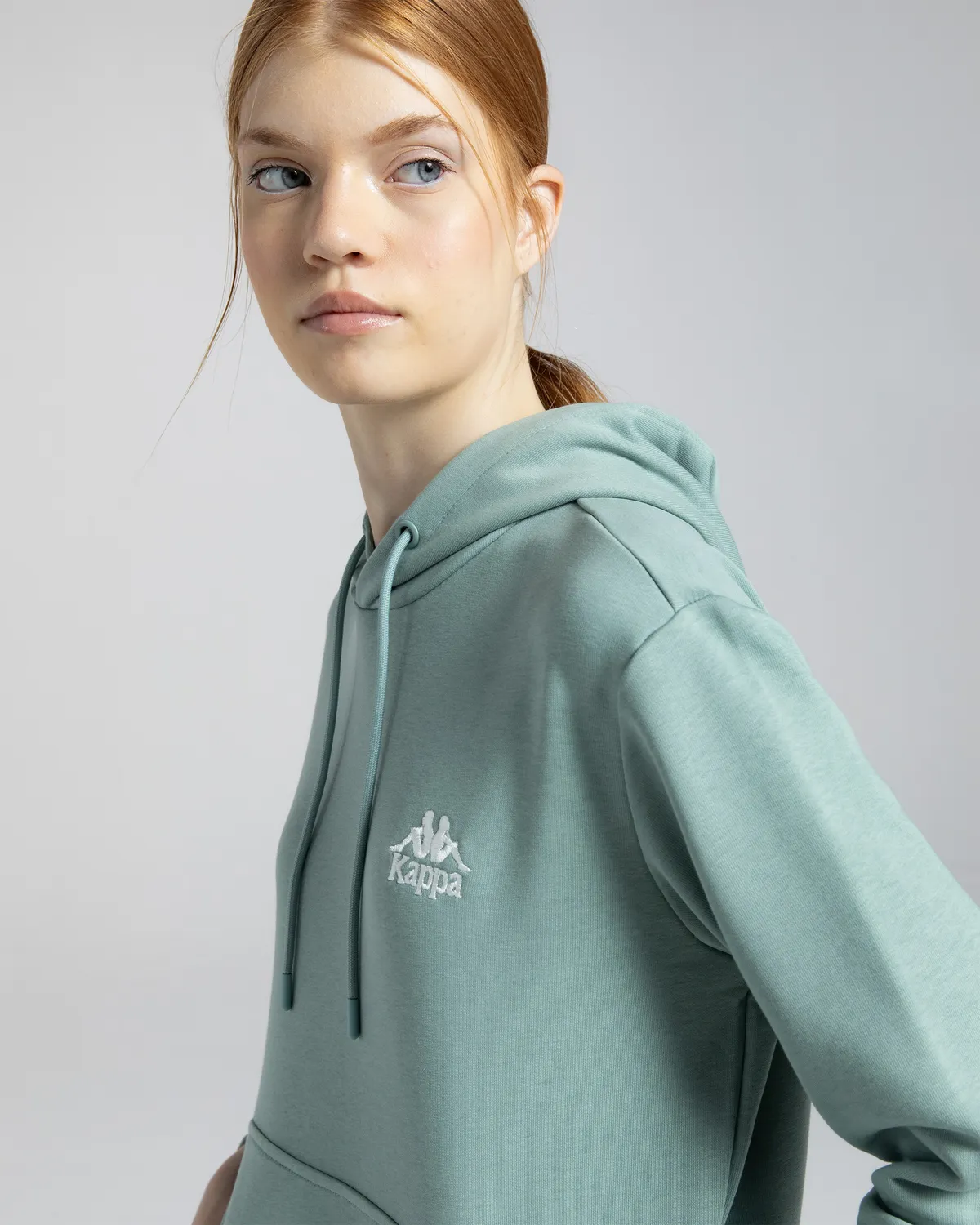 Yeşil Authentic Rua Kadın Yeşil Regular Fit Hoodie