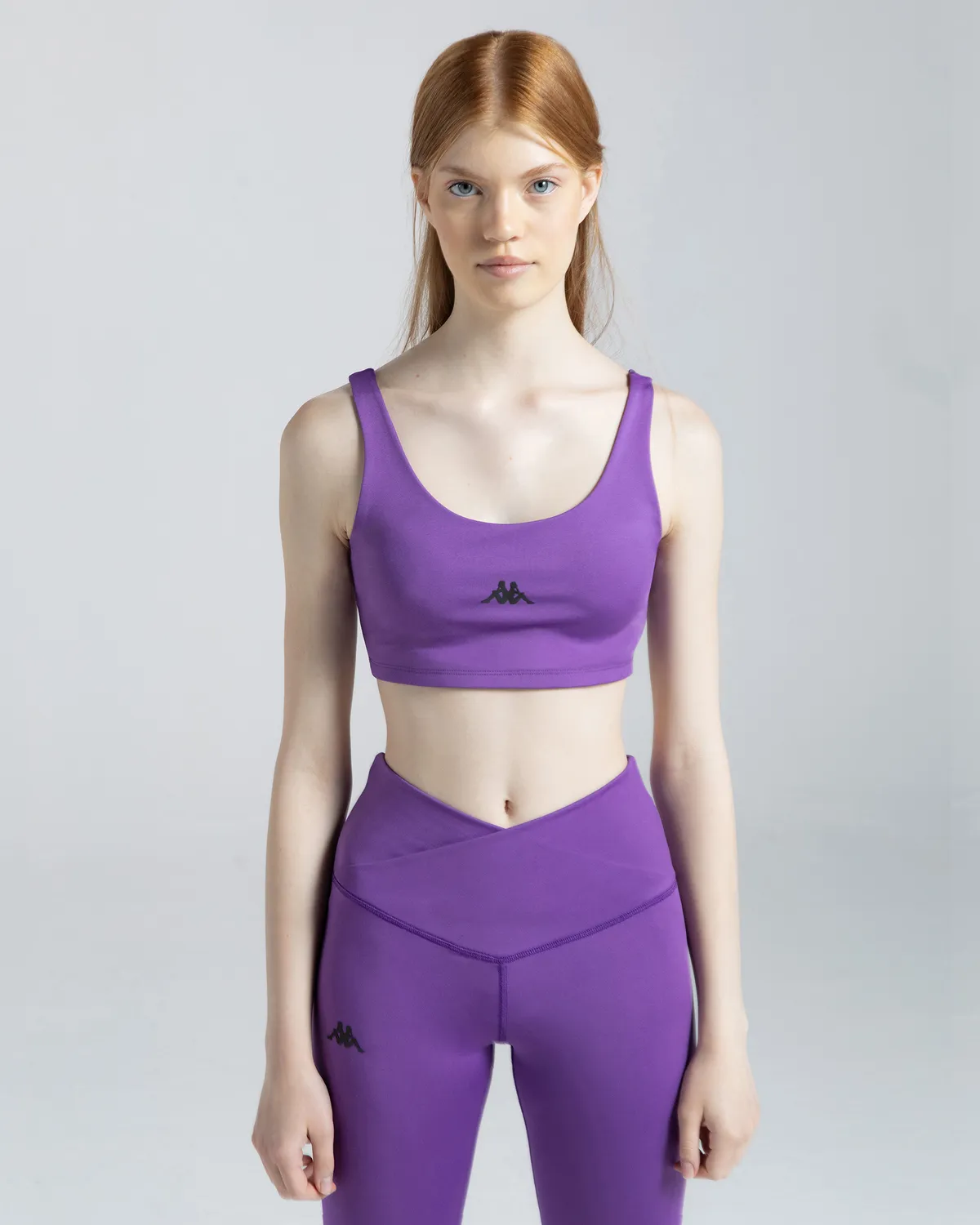 Mor Logo Mino Kadın Mor Skin Fit Sporcu Sütyeni