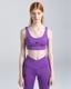Mor-Logo Mino Kadın Mor Skin Fit Sporcu Sütyeni