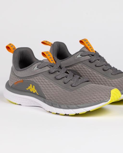 Gri Papaks Unisex Gri-Sarı Regular Fit Spor Ayakkabı - KAPPA® Türkiye