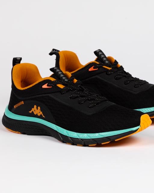 Siyah Papaks Unisex Siyah Turuncu Regular Fit Spor Ayakkabı - KAPPA® Türkiye