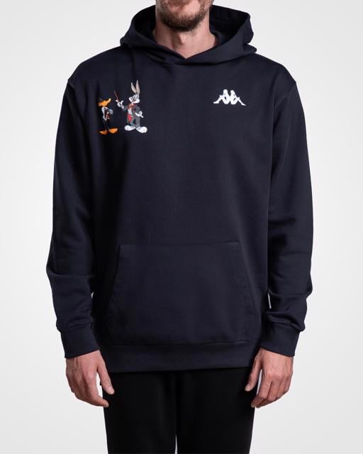 Siyah Authentic Dario Warner Bros - Looney Tunes Unisex Siyah Beyaz Comfort Hoodie - KAPPA® Türkiye