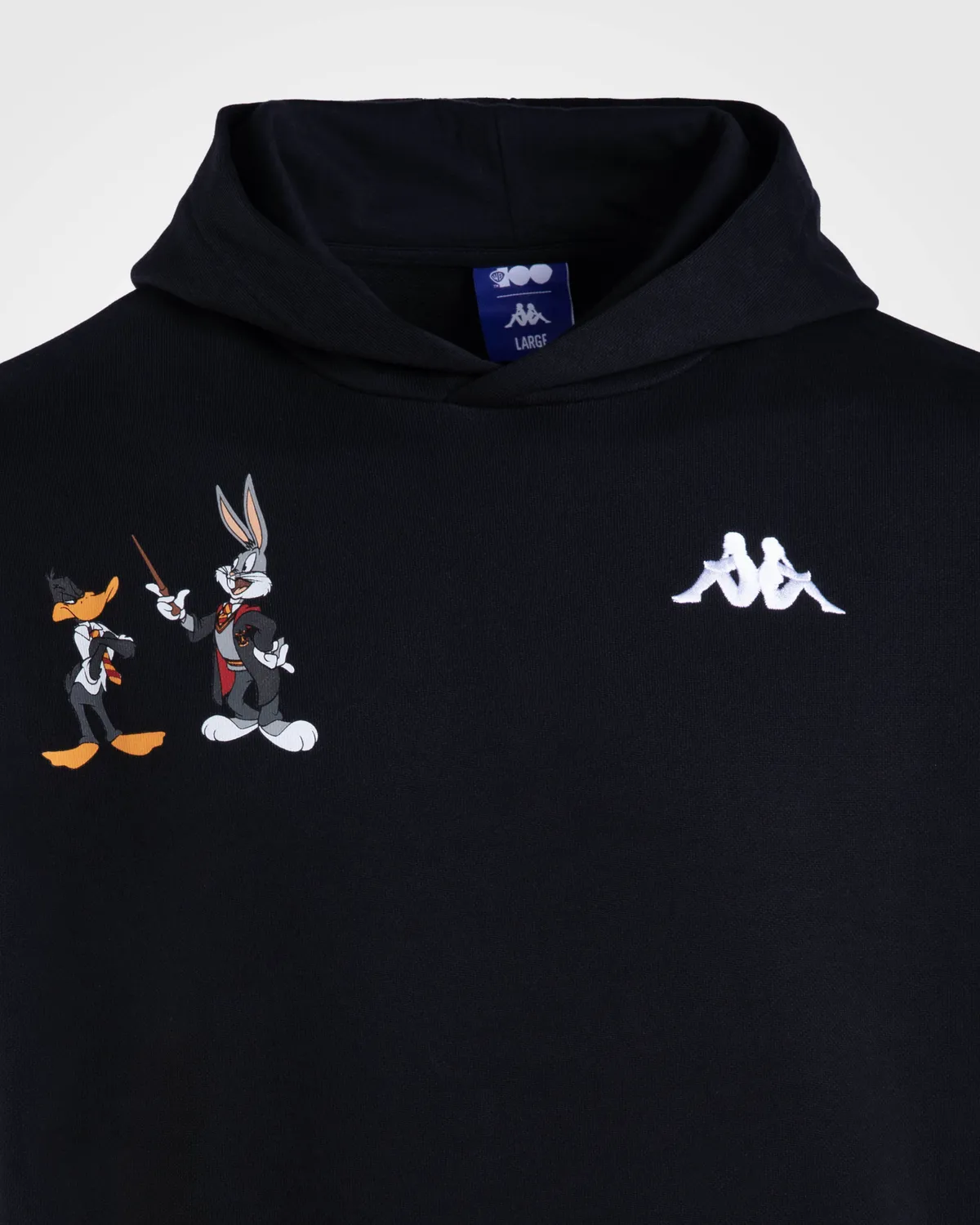 Siyah Authentic Dario Warner Bros - Looney Tunes Unisex Siyah Beyaz Comfort Hoodie