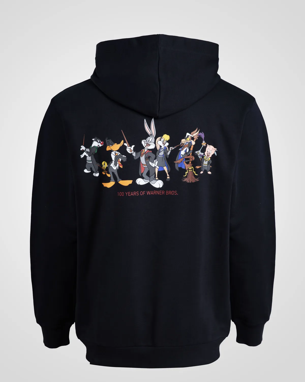 Siyah Authentic Dario Warner Bros - Looney Tunes Unisex Siyah Beyaz Comfort Hoodie