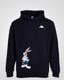 Authentic Daxen Warner Bros - Looney Tunes Unisex Siyah Beyaz Comfort Fit Hoodie