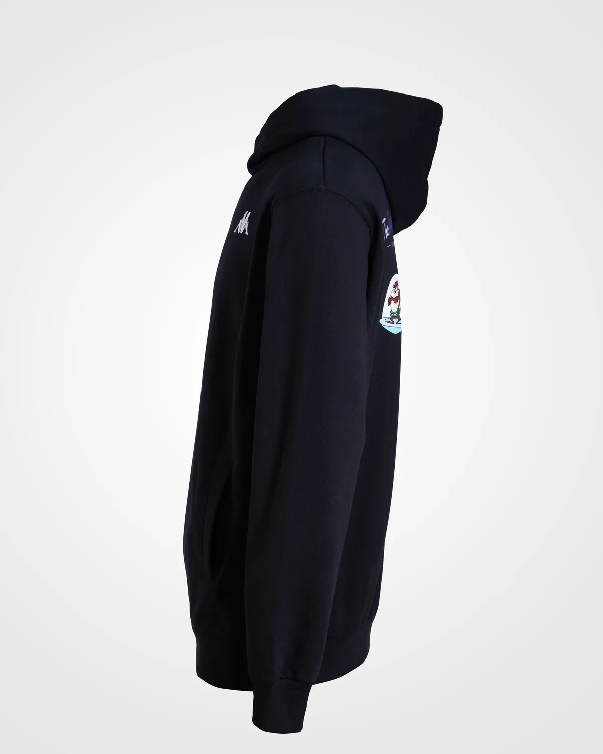 Siyah Authentic Daxen Warner Bros - Looney Tunes Unisex Siyah Beyaz Comfort Fit Hoodie