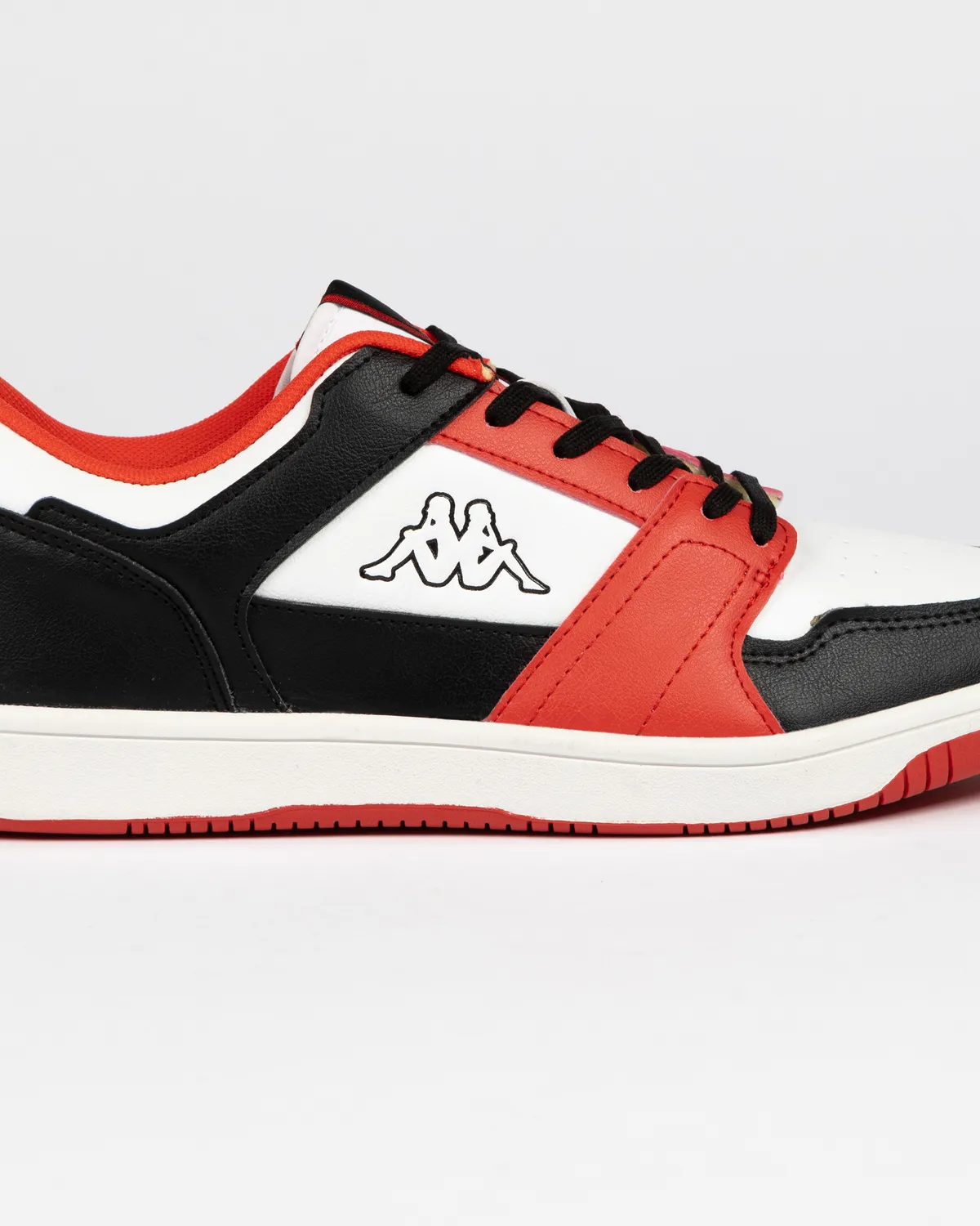 Siyah Logo Bernal Unisex Siyah-Kırmızı Sneaker