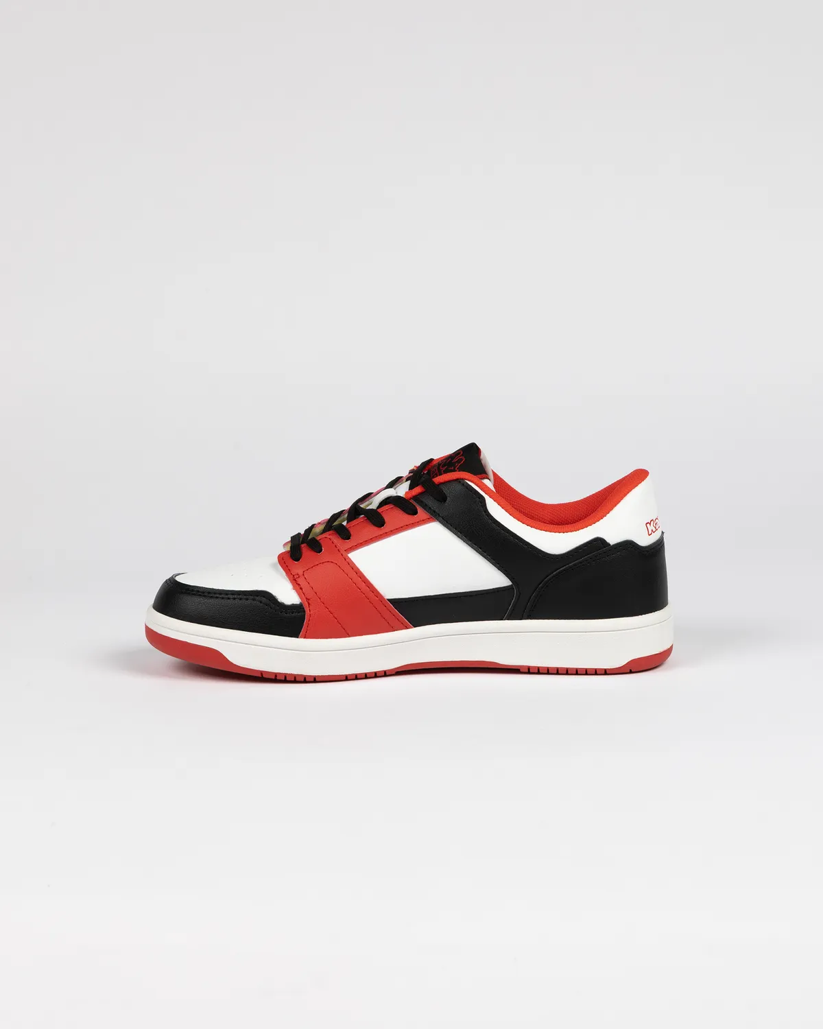 Siyah Logo Bernal Unisex Siyah-Kırmızı Sneaker
