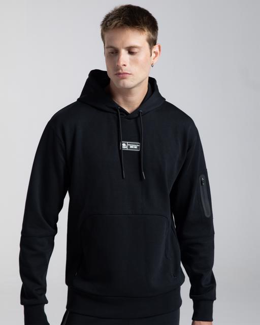 Siyah Authentic Mikap Erkek Siyah Oversize Hoodie - KAPPA® Türkiye