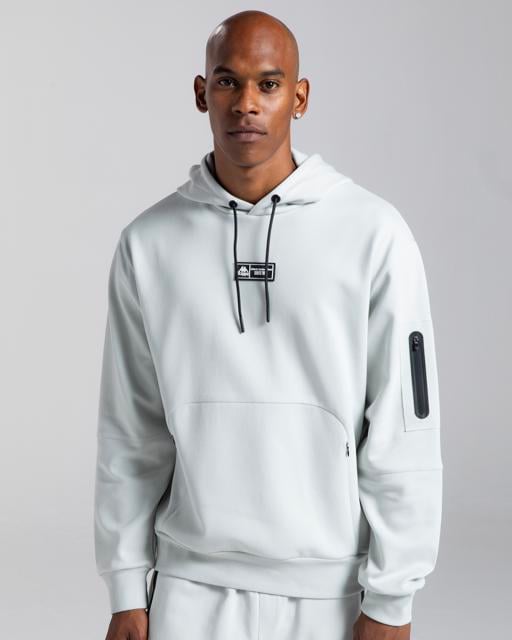 Gri Authentic Mikap Erkek Gri Oversize Hoodie - KAPPA® Türkiye