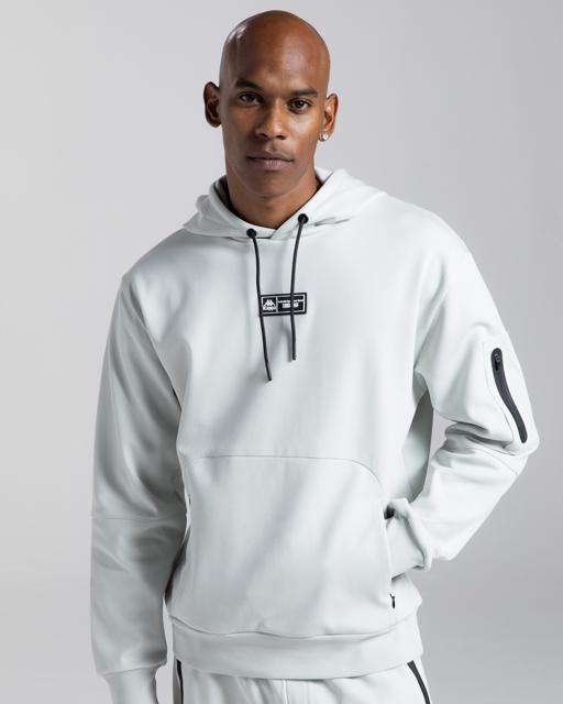 Gri Authentic Mikap Erkek Gri Oversize Hoodie - KAPPA® Türkiye