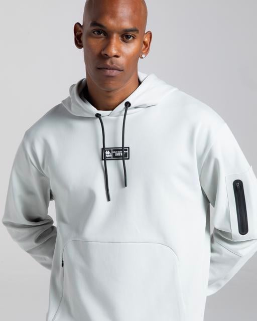 Gri Authentic Mikap Erkek Gri Oversize Hoodie - KAPPA® Türkiye