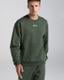 Authentic Karan Erkek Yeşil Oversize Fit Sweatshirt