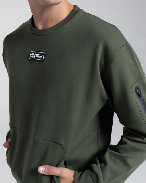 Yeşil Authentic Karan Erkek Yeşil Oversize Fit Sweatshirt - KAPPA® Türkiye