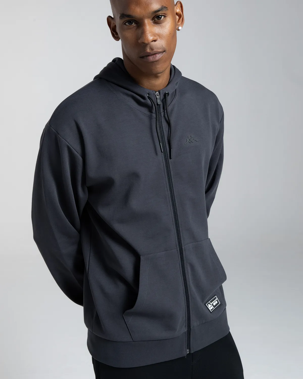 Siyah Authentic Mizuki Erkek Antrasit Regular Fermuarlı Eşofman Üstü