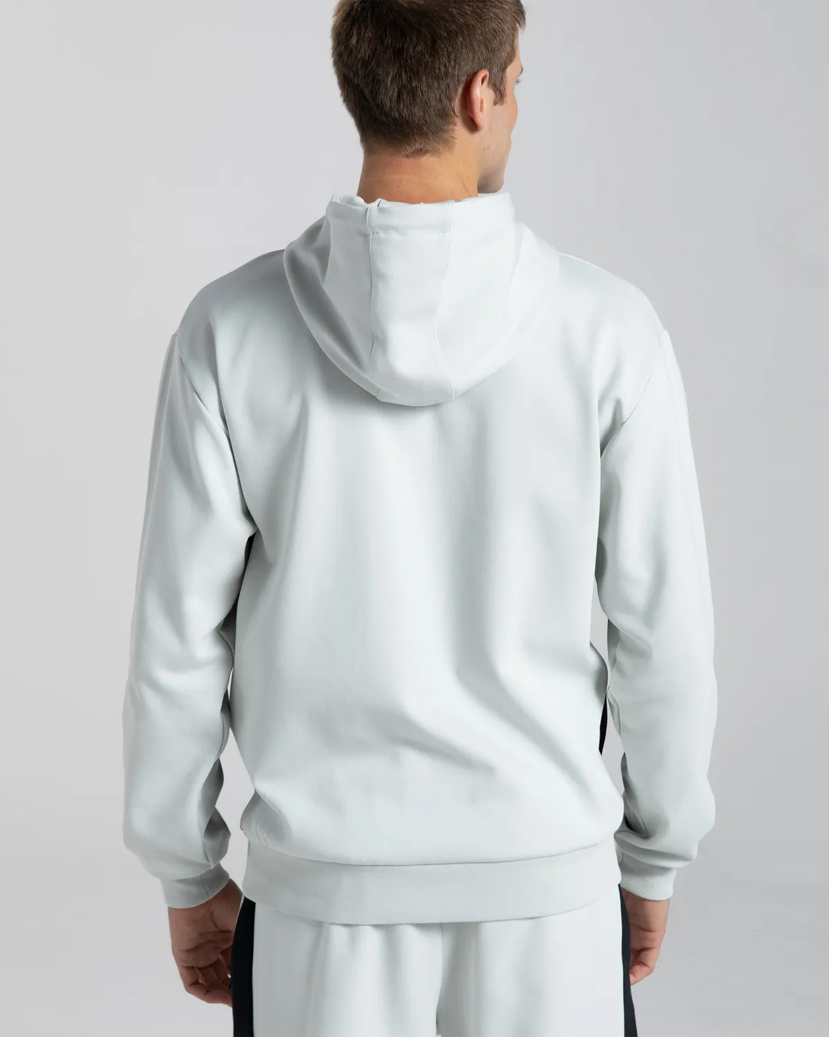 Gri Authentic Karin Erkek Açık Gri - Siyah Regular Fermuarlı Eşofman Üstü