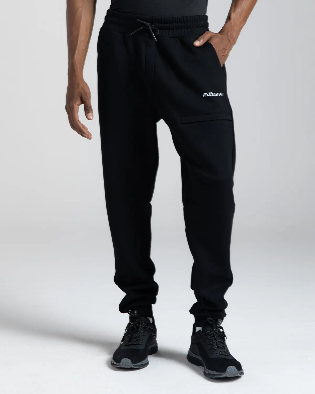 Siyah Rito Erkek Siyah Oversize Fit Performance Eşofman Altı