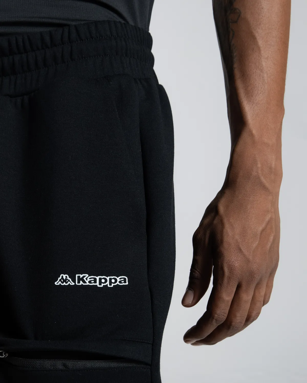 Siyah Rito Erkek Siyah Oversize Fit Performance Eşofman Altı