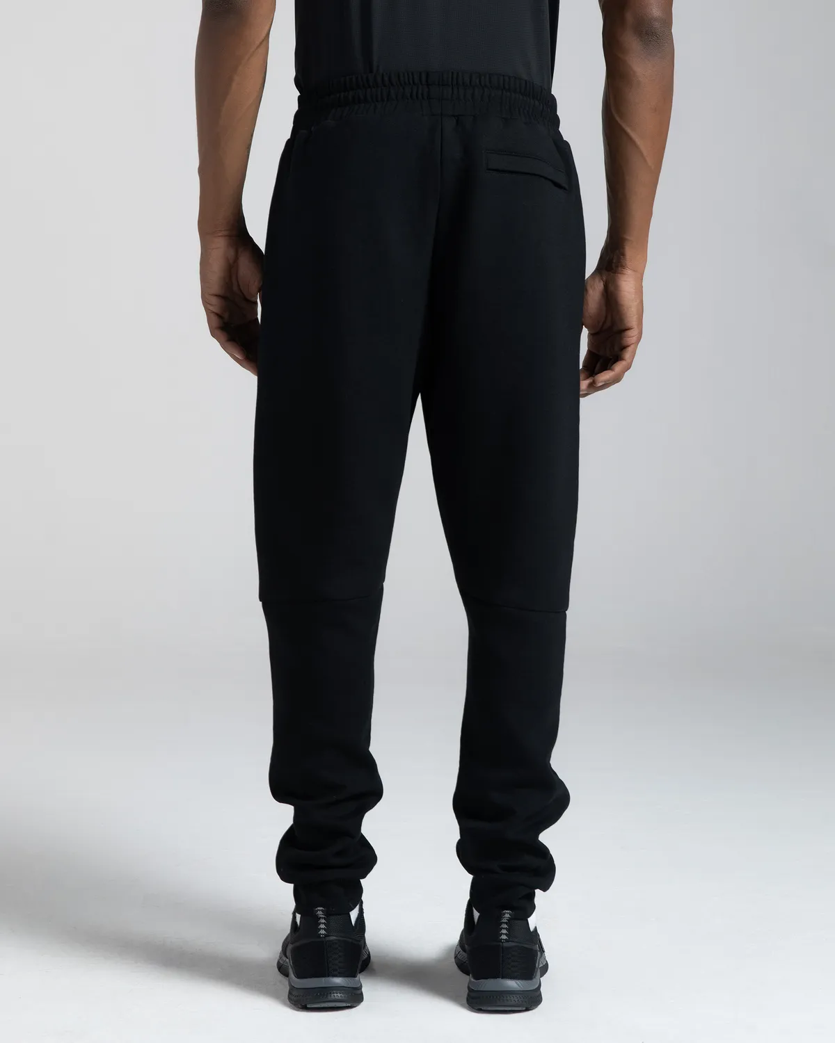 Siyah Rito Erkek Siyah Oversize Fit Performance Eşofman Altı