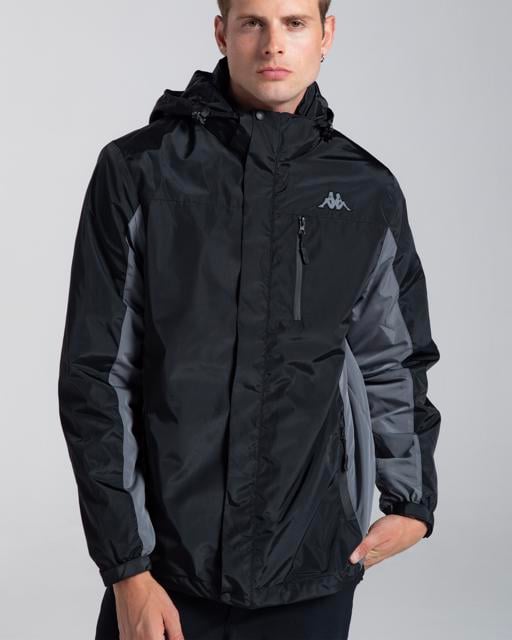 Siyah Authentic Rika Erkek Siyah Regular 3-İn-1 Mont - KAPPA® Türkiye