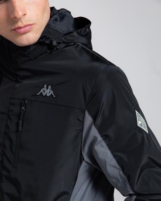 Siyah Authentic Rika Erkek Siyah Regular 3-İn-1 Mont - KAPPA® Türkiye