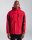 Authentic Rika Erkek Mercan Kırmızı Regular Fit 3-İn-1 Mont