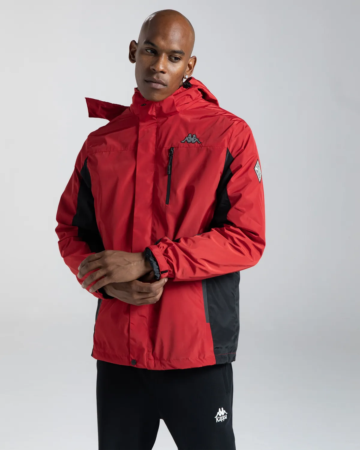 Kırmızı Authentic Rika Erkek Mercan Kırmızı Regular Fit 3-İn-1 Mont