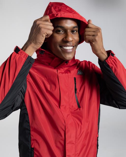 Kırmızı Authentic Rika Erkek Mercan Kırmızı Regular Fit 3-İn-1 Mont - KAPPA® Türkiye