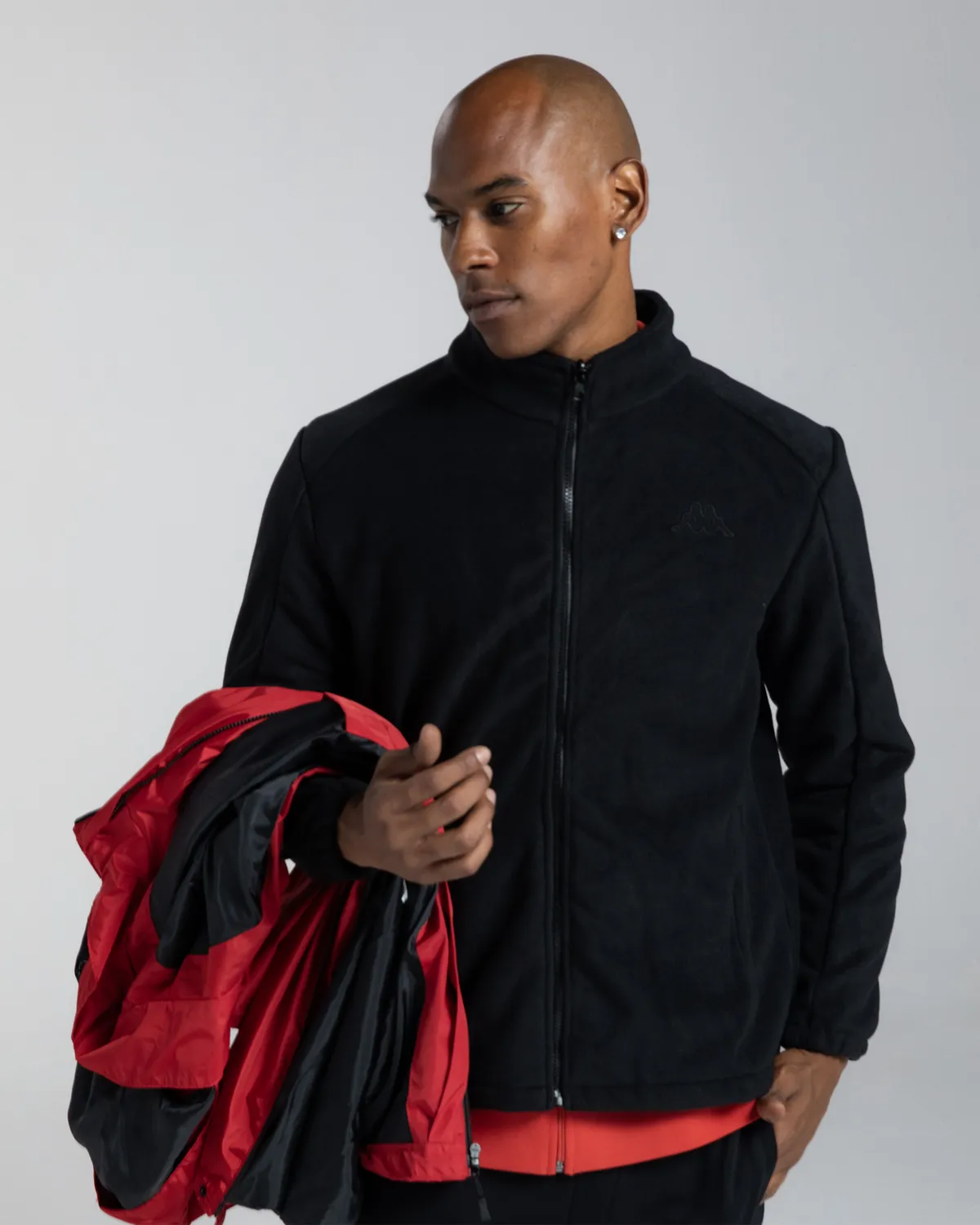 Kırmızı Authentic Rika Erkek Mercan Kırmızı Regular Fit 3-İn-1 Mont