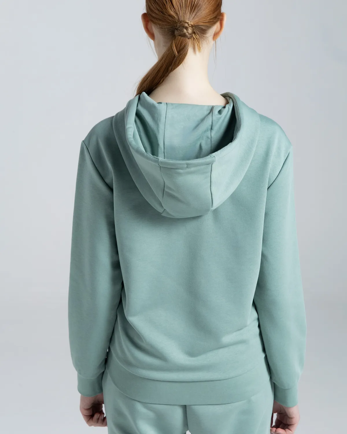 Yeşil Authentic Mia Kadın Yeşil Regular Fermuarlı Eşofman Üstü