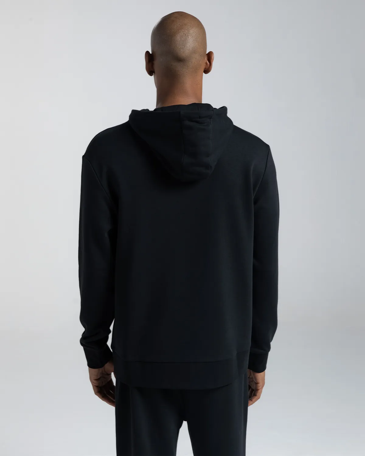 Siyah Authentic Hensol Erkek Siyah Regular Fit Hoodie