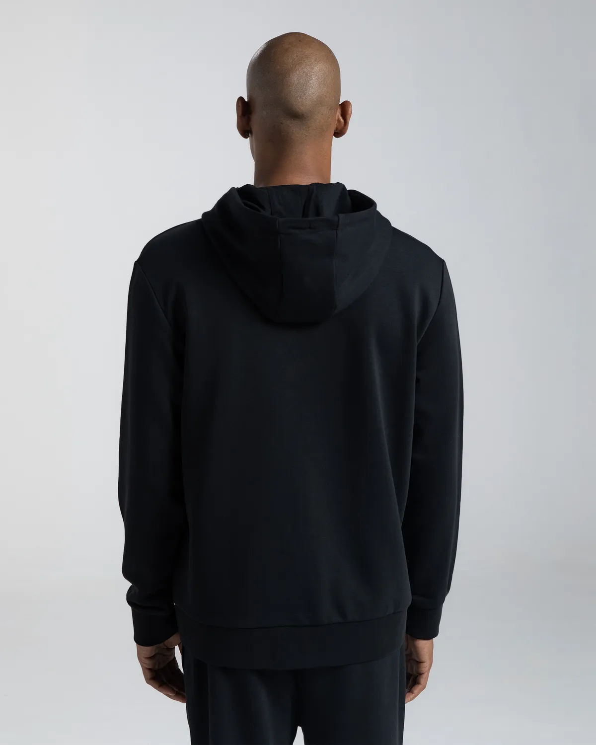 Siyah Authentic Cossar Erkek Siyah Regular Fermuarlı Eşofman Üstü