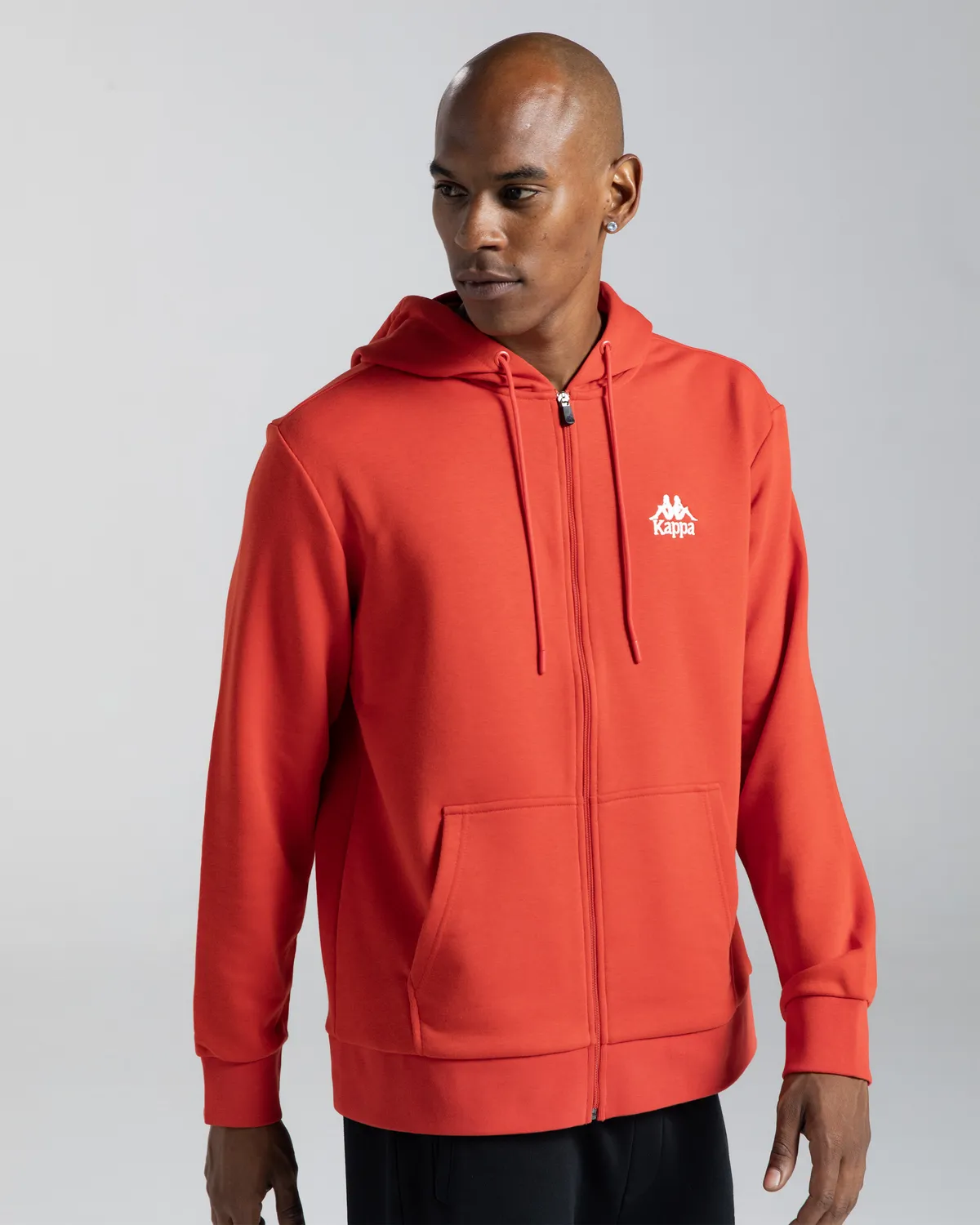 赤フードさんページ Authentic Cossar Erkek Kırmızı Regular Fermuarlı Eşofman Üstü