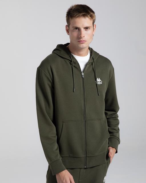 Yeşil Authentic Cossar Erkek Haki Regular Fit Fermuarlı Eşofman Üstü - KAPPA® Türkiye