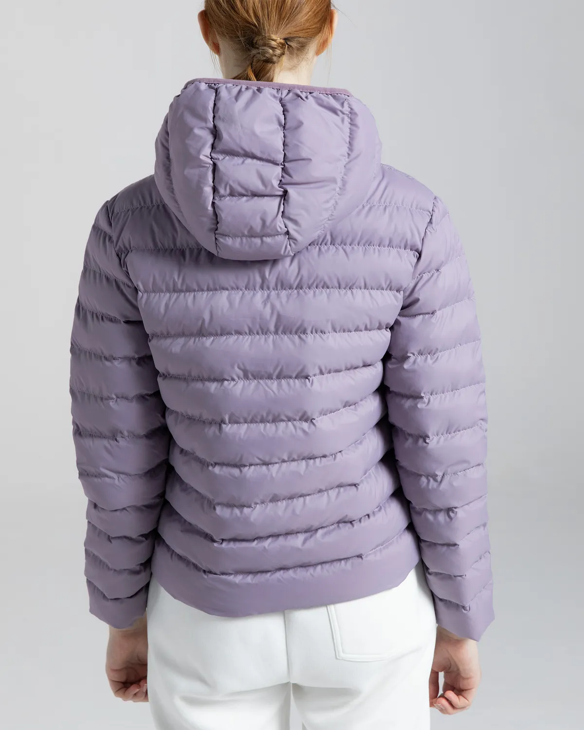 Mor Logo Riju Kadın Lila Regular Fit Şişme Mont