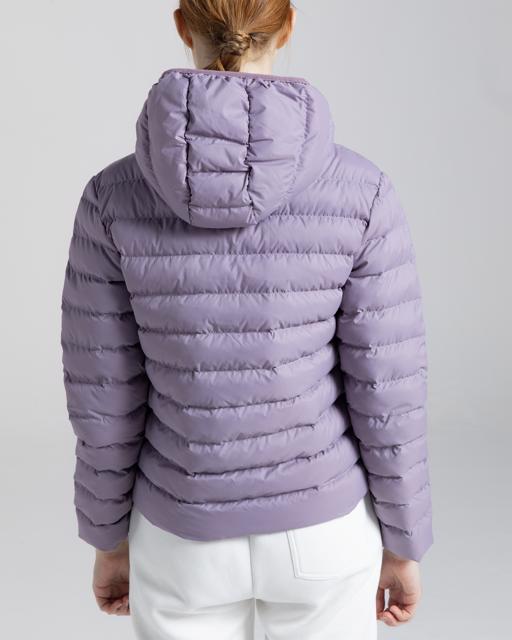 Mor Logo Riju Kadın Lila Regular Fit Şişme Mont - KAPPA® Türkiye