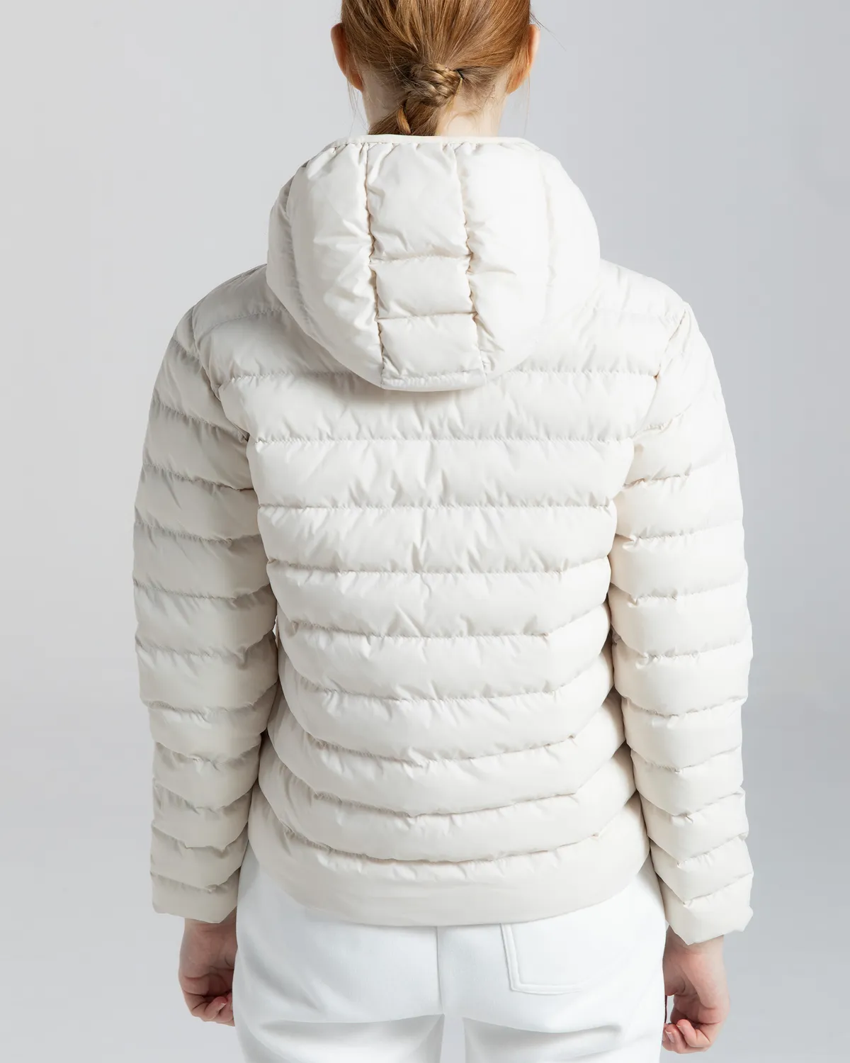 Bej Logo Riju Kadın Bej Regular Fit Şişme Mont