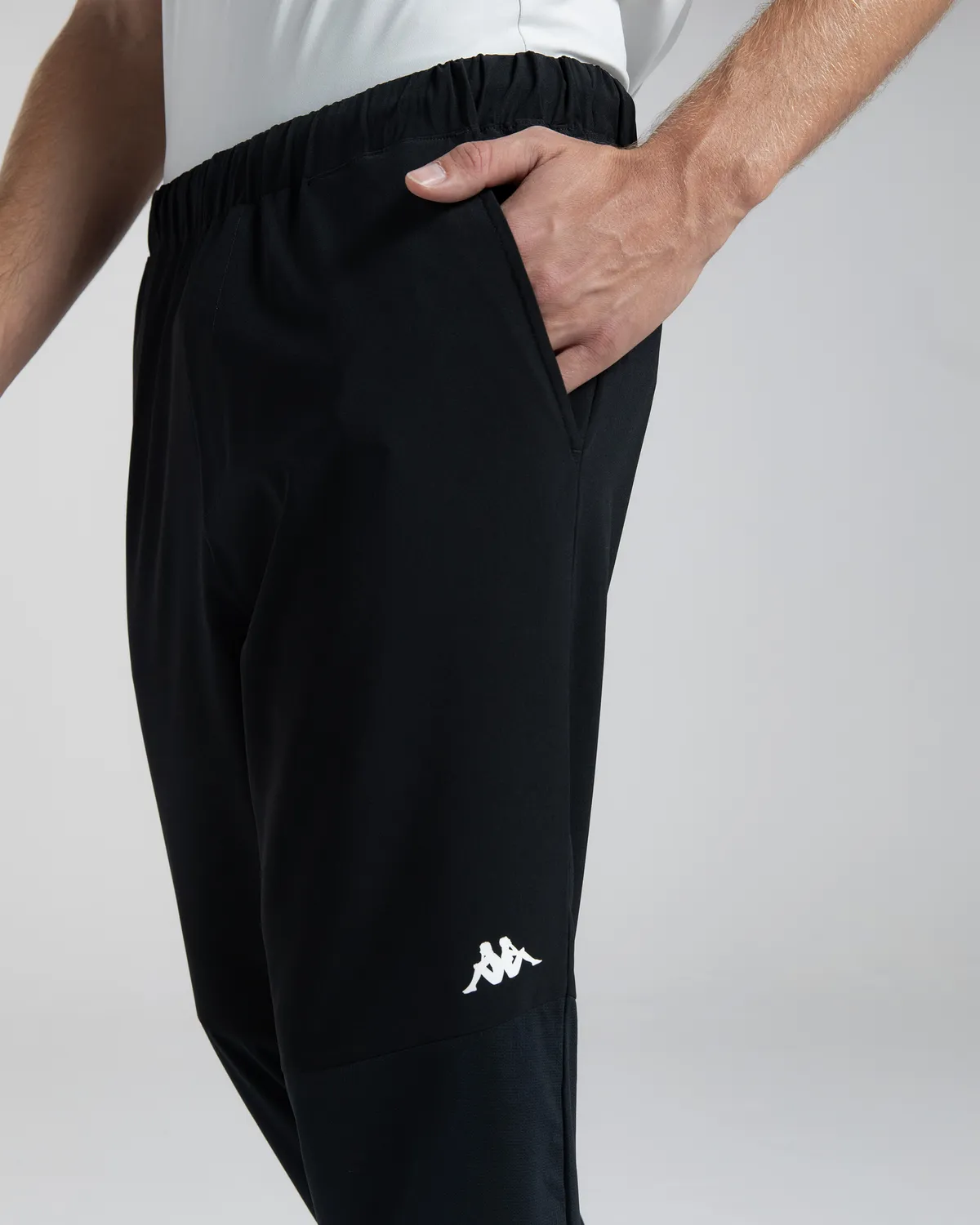 Siyah Logo Demon Erkek Siyah Comfort Fit Performance Eşofman Altı